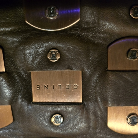 Celine Bag with Copper Colored Hardware-Messenger Style - Picture 4 of 13